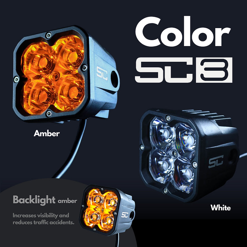 SC3 Square LED Light Pods