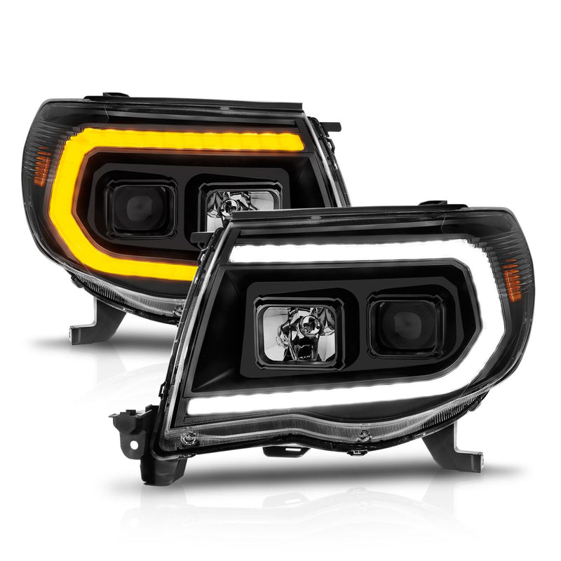 Anzo LED Projector Plank Style Headlights for Tacoma (2005-2011)