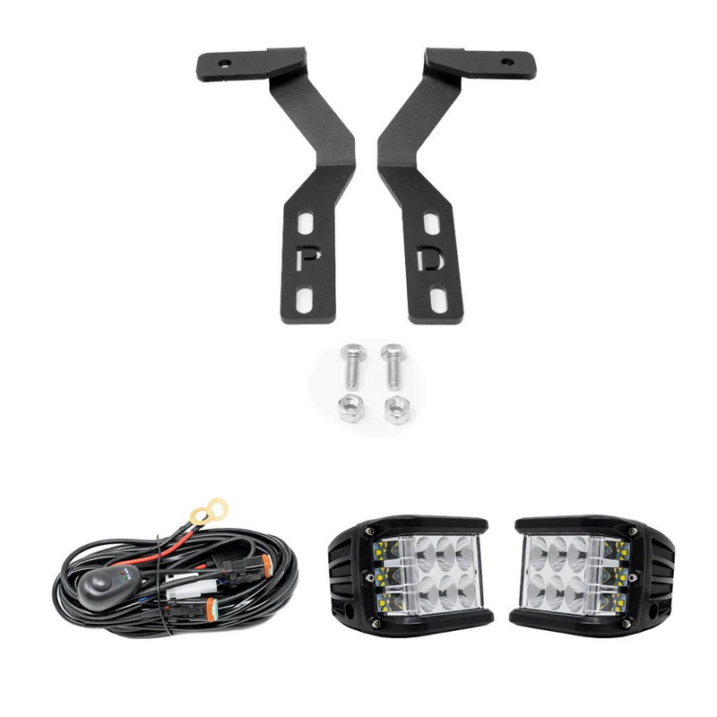 Cali Raised Low Profile LED Ditch Light Kit for Ford Ranger (2019-2022)