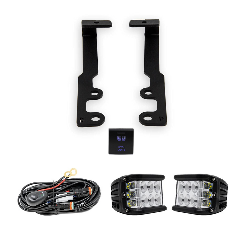 Cali Raised Low Profile Ditch Light Kit for Tacoma (2024-2025)