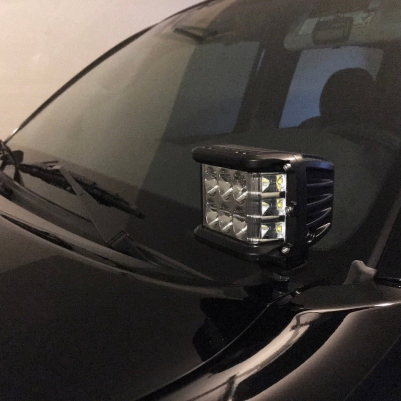 Cali Raised Low Profile LED Ditch Light Brackets Kit for Tundra (2014-2021)