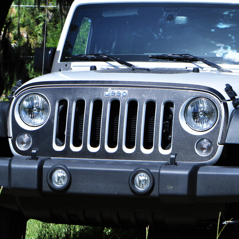 Tufskinz Front Grill Overlay for Jeep Wrangler (2007-2018)