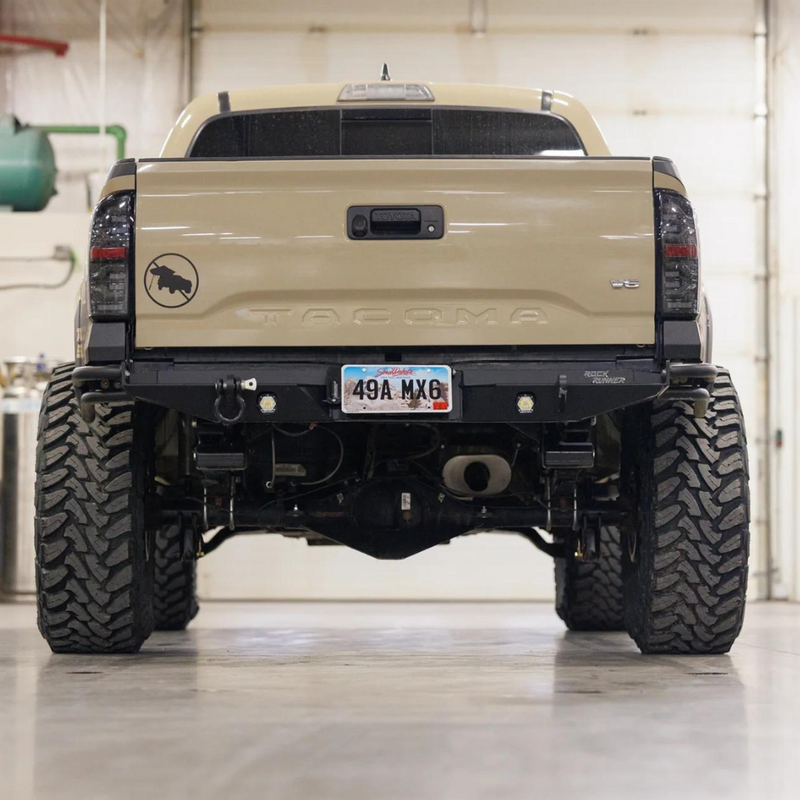 C4 Fabrication Rock Runner High Clearance Rear Bumper for Tacoma (2016-2023)