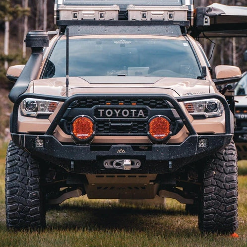 Backwoods Hi-Lite Overland Bull Bar Front Bumper for Tacoma (2016-2023)