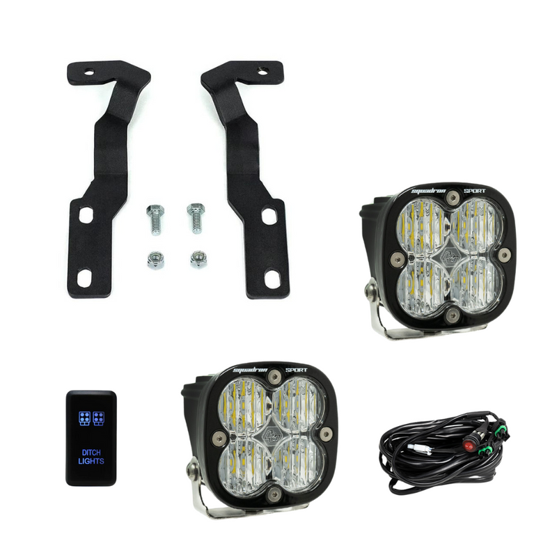 Baja Designs Squadron Sport Ditch Light Kit for Tacoma (2016-2023)