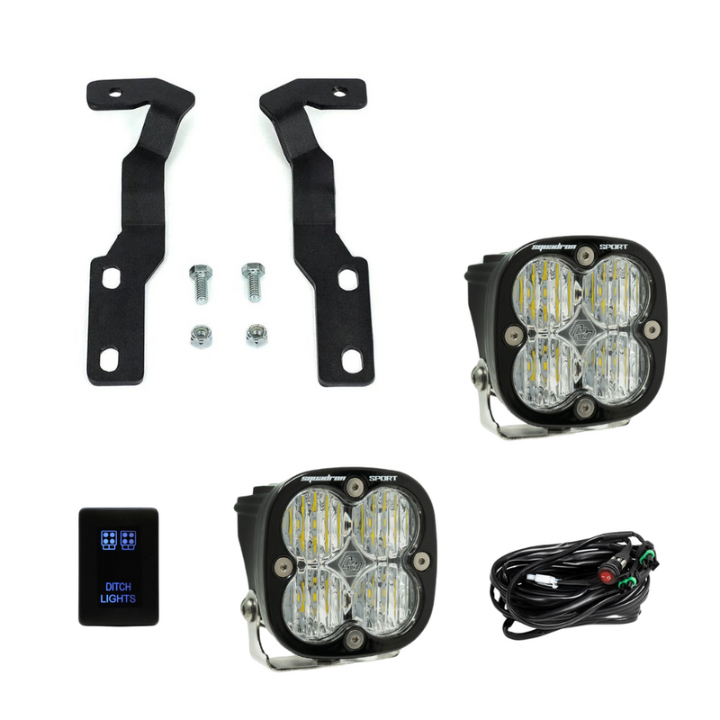 Baja Designs Squadron Sport Ditch Light Kit for Tacoma (2016-2023)