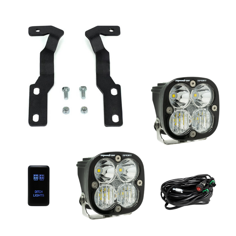 Baja Designs Squadron Sport Ditch Light Kit for Tacoma (2016-2023)