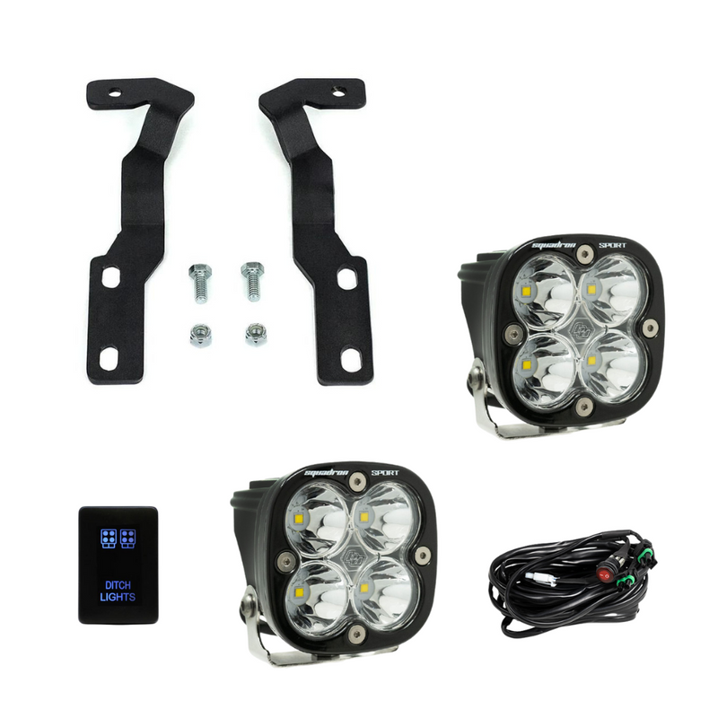 Baja Designs Squadron Sport Ditch Light Kit for Tacoma (2016-2023)