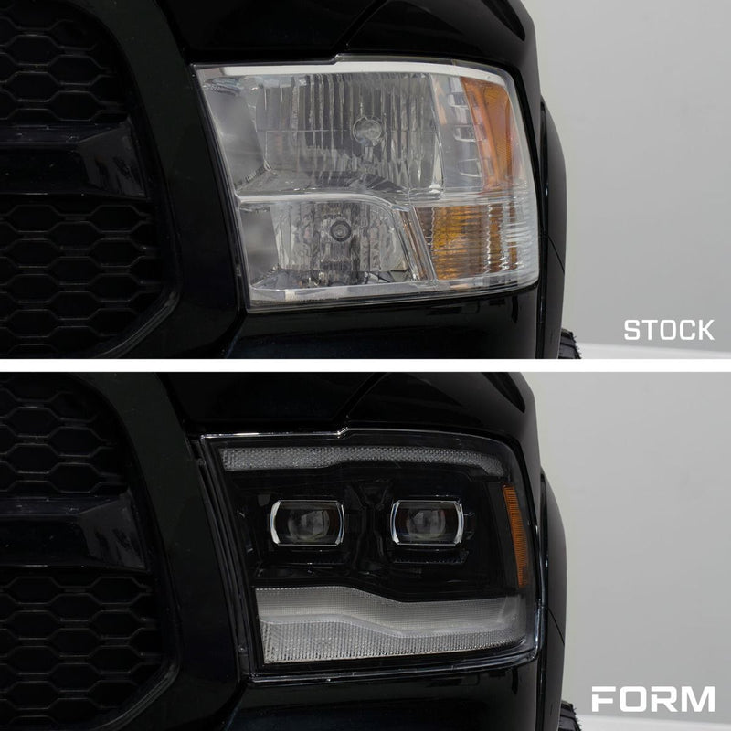 Form LED Projector Headlights for Ram 1500/2500/3500 (2009-2018) - Aspire Auto Accessories