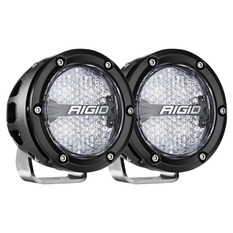 Rigid 360-Series 4" RGBW Diffused Optic with RGBW Backlight LED Light Pods