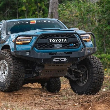 Backwoods Hi-Lite Overland Bull Bar Front Bumper for Tacoma (2016-2023)