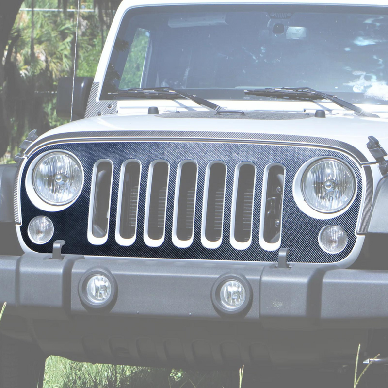 Tufskinz Front Grill Overlay for Jeep Wrangler (2007-2018)