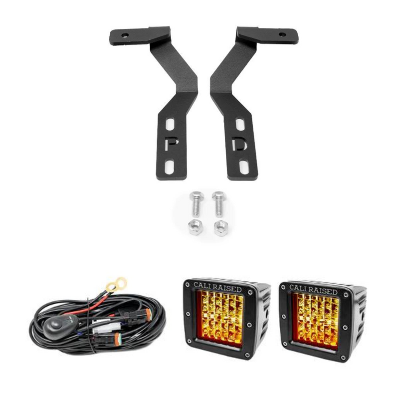 Cali Raised Low Profile LED Ditch Light Kit for Ford Ranger (2019-2022)