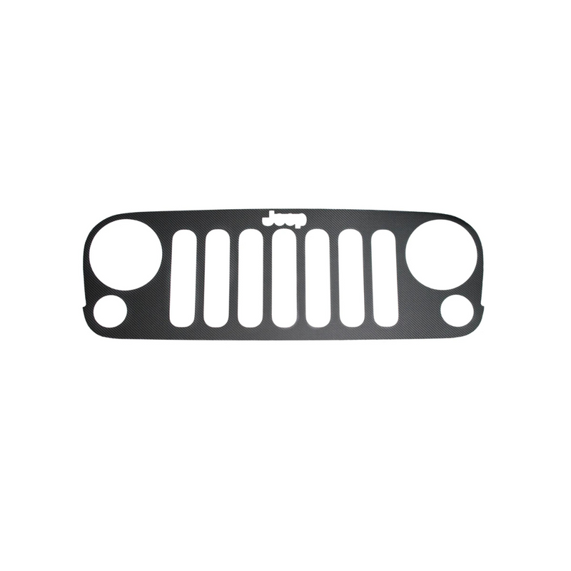 Tufskinz Front Grill Overlay for Jeep Wrangler (2007-2018)