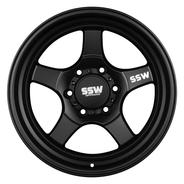 SSW Off-Road STRYKER Wheel - Matte Black - 17x9.0 -25 (6 LUG)