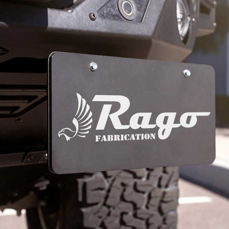 Rago Fabrication Clevis D-Ring Mounted License Plate Bracket for 4Runner (1996-2002)