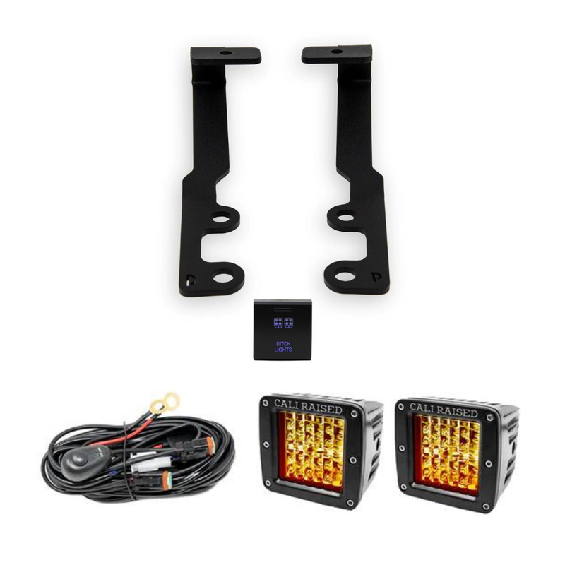 Cali Raised Low Profile Ditch Light Kit for Tacoma (2024-2025)