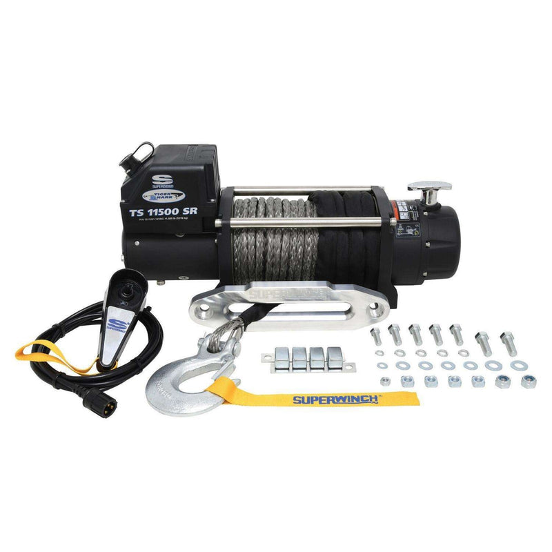 Superwinch Tiger Shark 11500SR Winch with Synthetic Rope