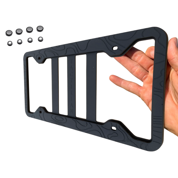 Tactilian Silicone Topography License Plate Frame