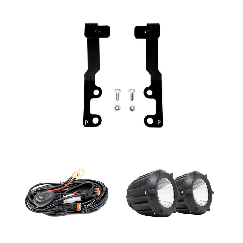 Cali Raised LED Low Profile Ditch Light Bracket Kit for Tundra (2022-2024)