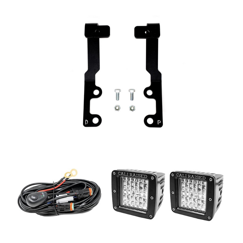 Cali Raised LED Low Profile Ditch Light Bracket Kit for Tundra (2022-2024)