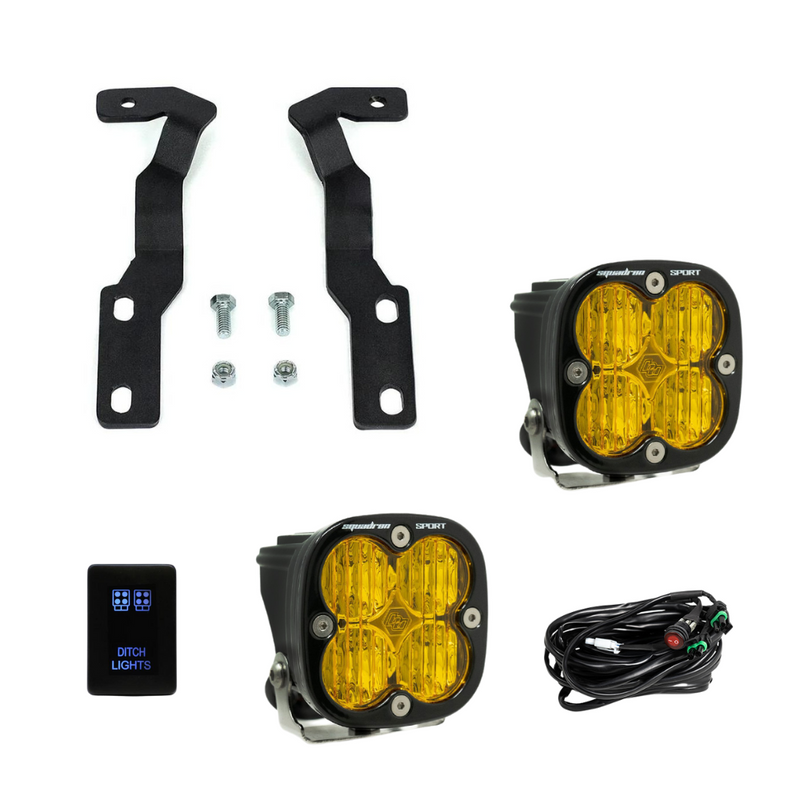 Baja Designs Squadron Sport Ditch Light Kit for Tacoma (2016-2023)