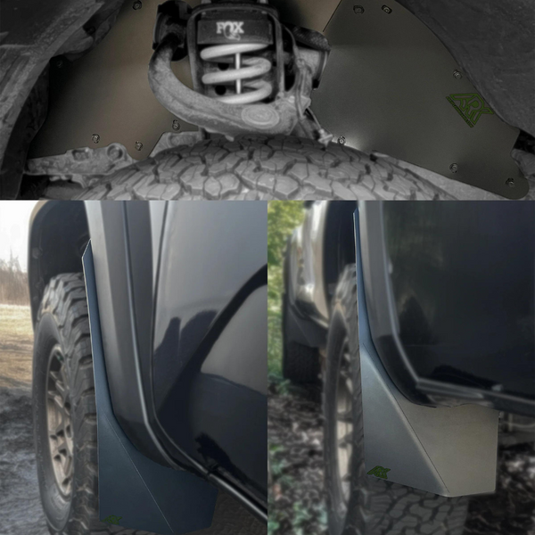 Ark TriXpoly Splash Guards & Mudflap Micros for Tacoma (2016-2023)