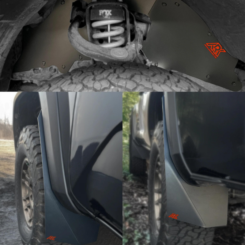 Ark TriXpoly Splash Guards & Mudflap Micros for Tacoma (2016-2023)