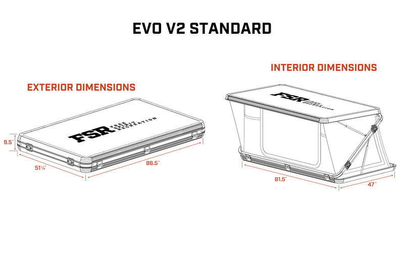 FSR Evolution V2 Standard Rooftop Tent