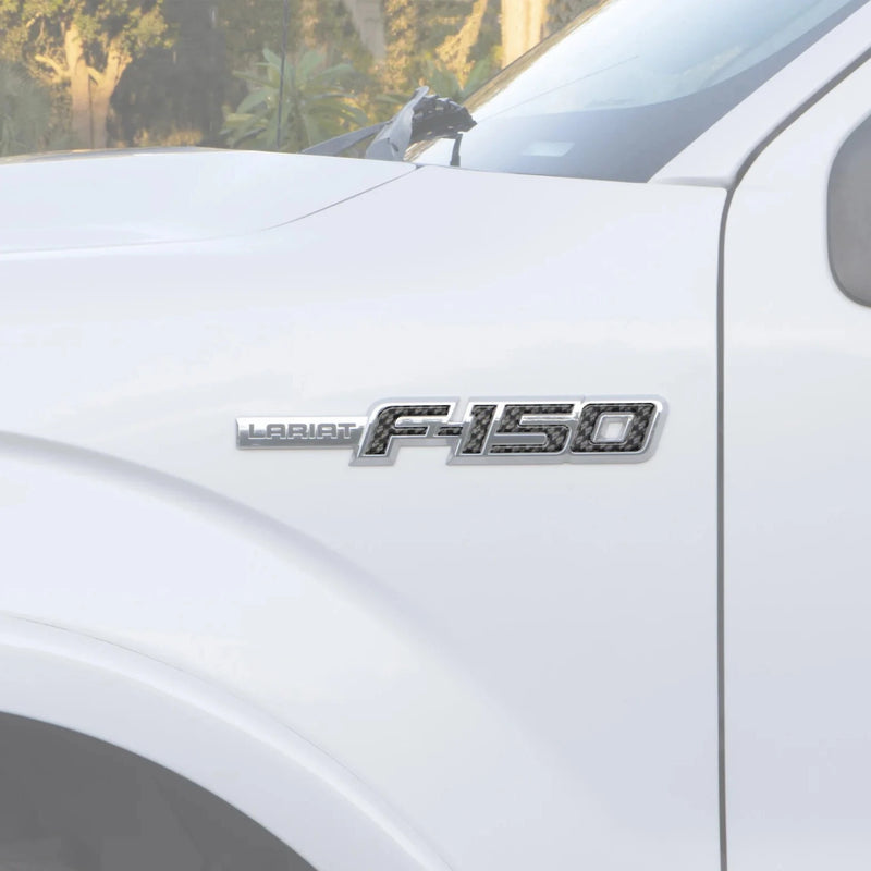 Tufskinz "F-150" Side Emblem Letter Inserts for Ford F-150 (2009-2014)