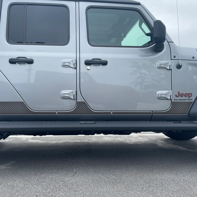 Tufskinz Rocker Panel Overlays for Jeep Gladiator (2019-2024)