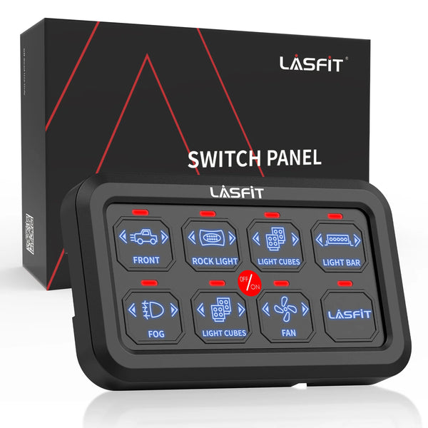 Lasfit 8 Gang Switch Control Panel