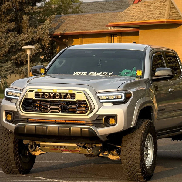 "Painted" Color-Matched V2 TRD Pro Grille for Tacoma (2016-2023)