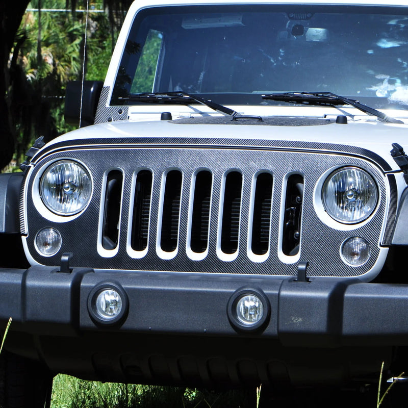 Tufskinz Front Grill Overlay for Jeep Wrangler (2007-2018)