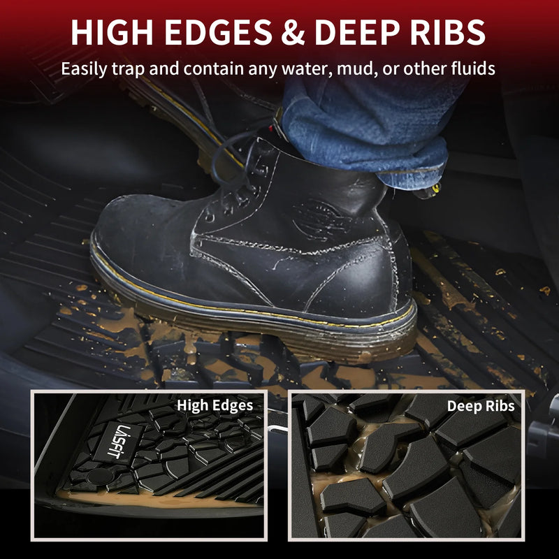 Lasfit Floor Mats for Jeep Wrangler JL (2018-2024)