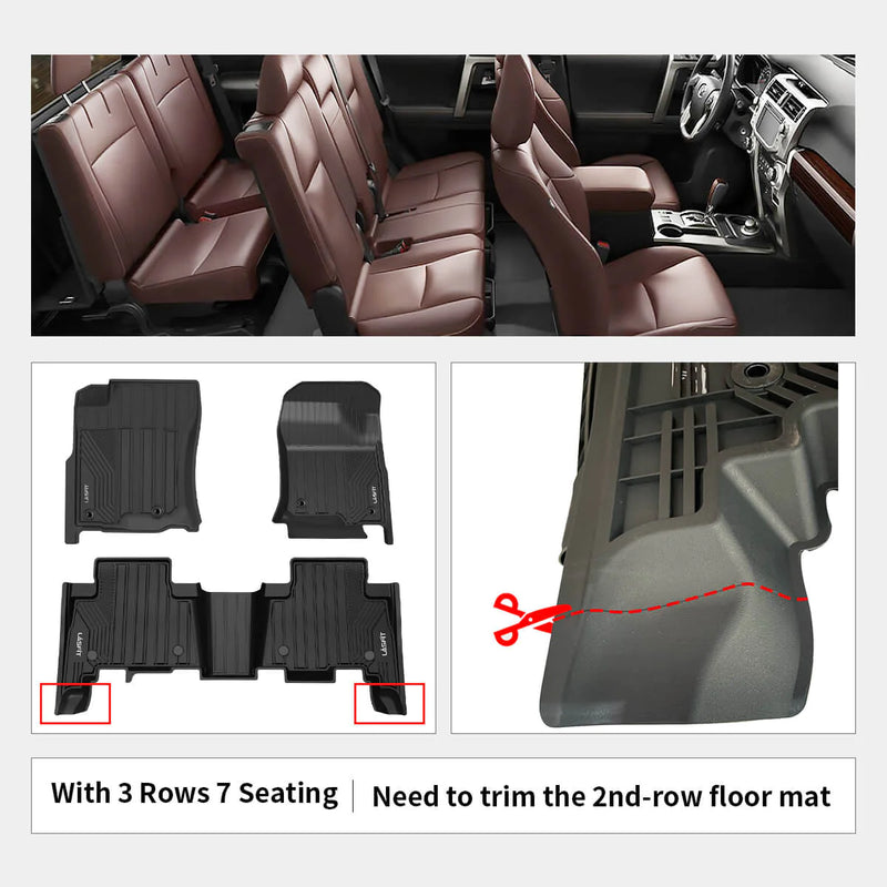 Lasfit Floor Mats for 4Runner (2014-2024)