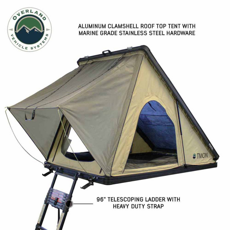 OVS LD TMON Clamshell Aluminum Hard Shell Roof Top Tent