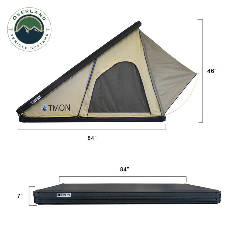 OVS LD TMON Clamshell Aluminum Hard Shell Roof Top Tent