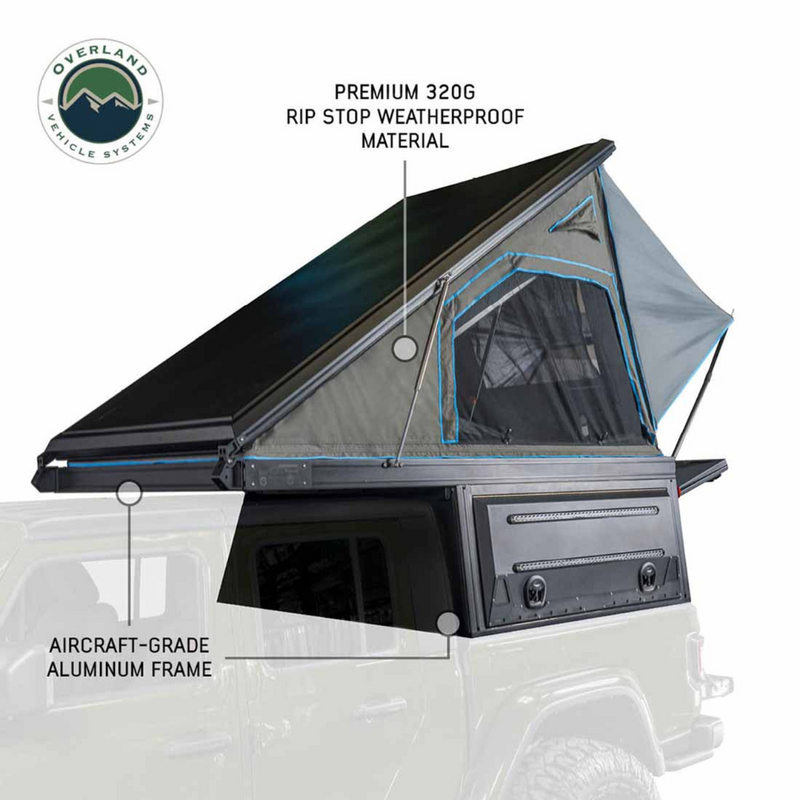 OVS MagPak Camper Shell/Roof Top Tent Combo for Tacoma (2016-2023)