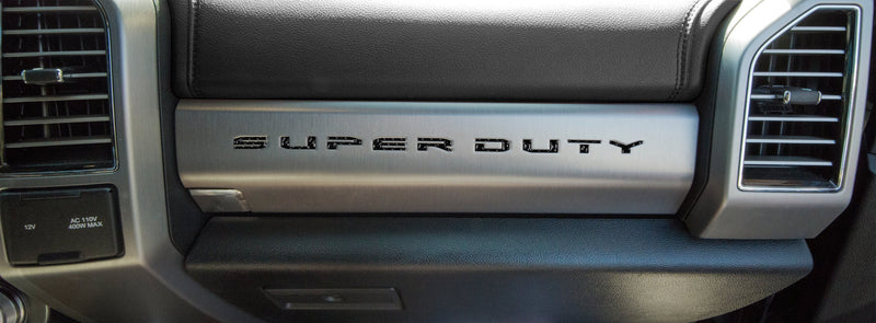 Tufskinz Glove Box Letter Inserts for Ford Super Duty (2017-2022)