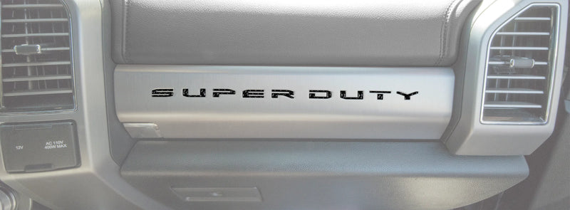 Tufskinz Glove Box Letter Inserts for Ford Super Duty (2017-2022)