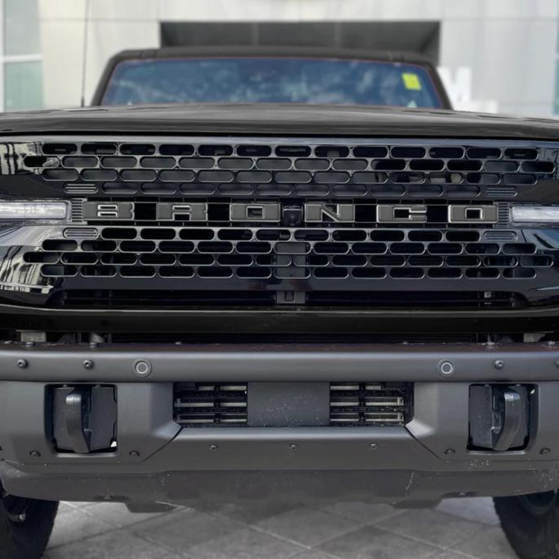 Tufskinz Front Grille Letter Overlays for Ford Bronco (2021-2024)