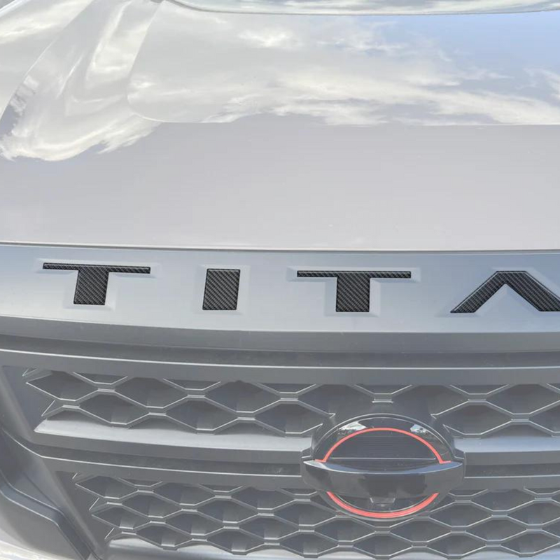 Tufskinz Grille Letter Inserts for Nissan Titan (2022-2024)