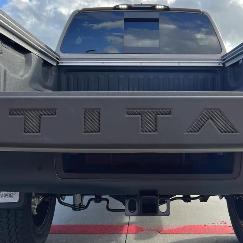 Tufskinz Tailgate Top Letter Inserts for Nissan Titan (2022-2024)