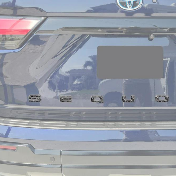 Tufskinz Rear Hatch Letter Overlays for Sequoia (2023-2024)