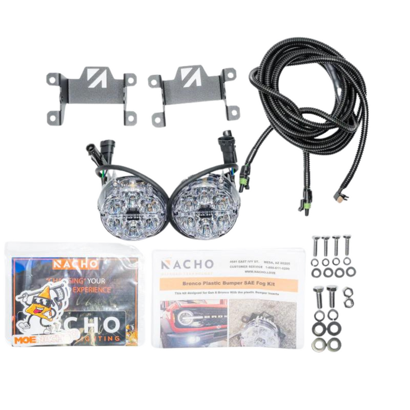 Nacho Off-Road SAE Fog Light Kit for Ford Bronco (2021-2024)