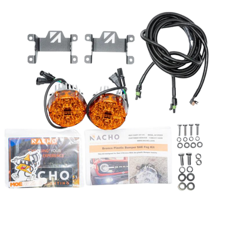 Nacho Off-Road SAE Fog Light Kit for Ford Bronco (2021-2024)