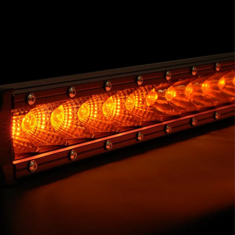 Cali Raised 32" Slim Single Row Amber LED Light Bar