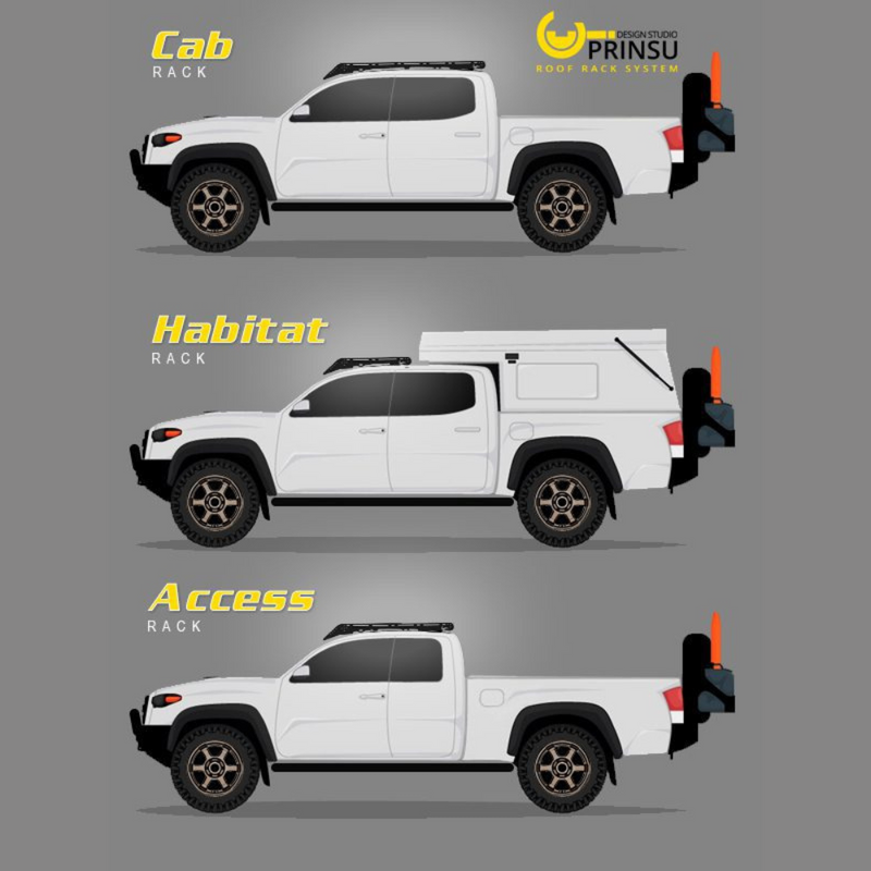 Prinsu Habitat Rack for Tacoma (2005-2023)