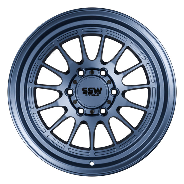 SSW Off-Road DAKAR Wheel - Matte Blue - 17X9.0 -25 (6 LUG)